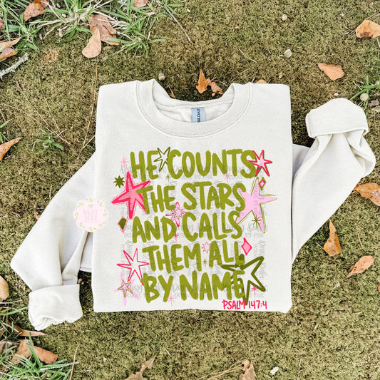 He Counts The Stars