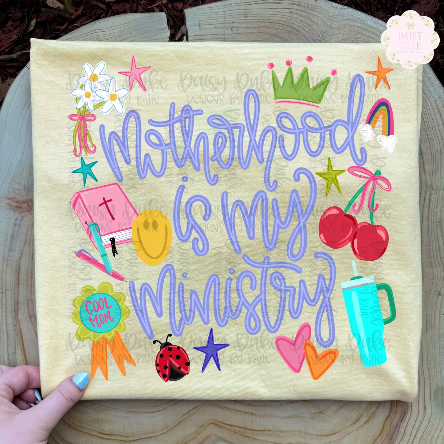 Motherhood Is My Ministry - Purple
