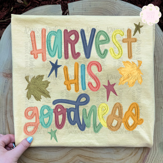 Harvest His Goodness
