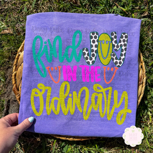 Find Joy in the Ordinary