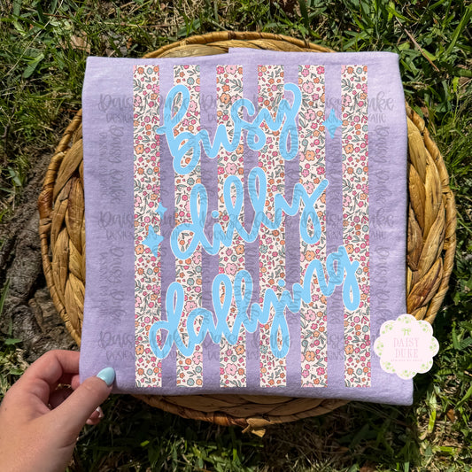 Busy Dilly Dallying - floral