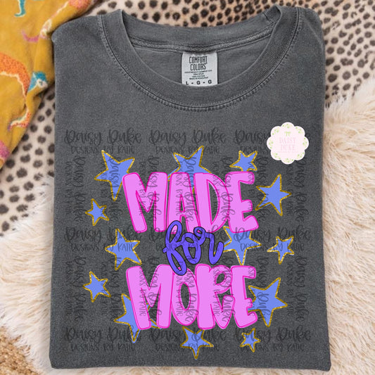 Made For More - purple stars