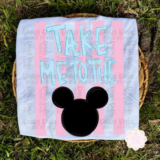 Take Me To The Mouse - Pink & Blue