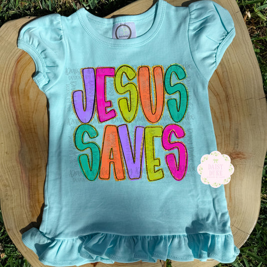 Jesus Saves - pink version