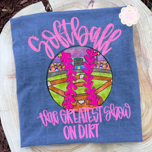 The Greatest Show - Softball Pink