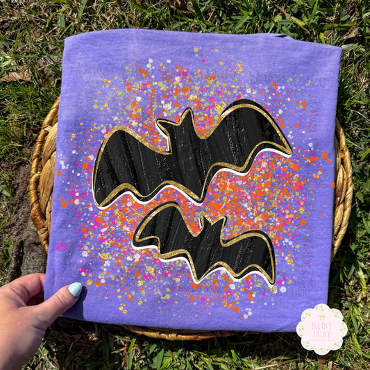 Bats - paint splatter
