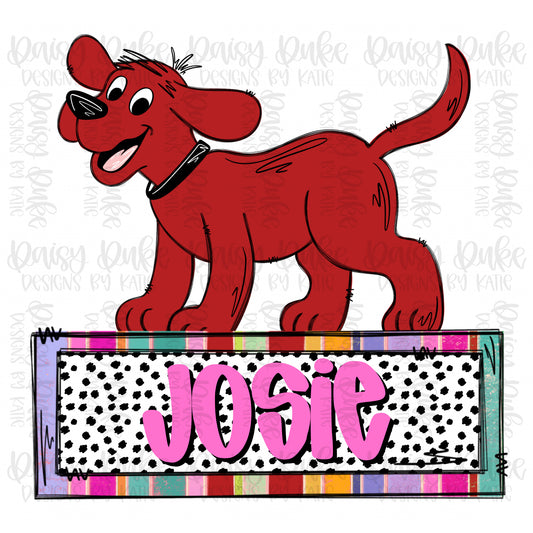 The Big Red Dog - Girl