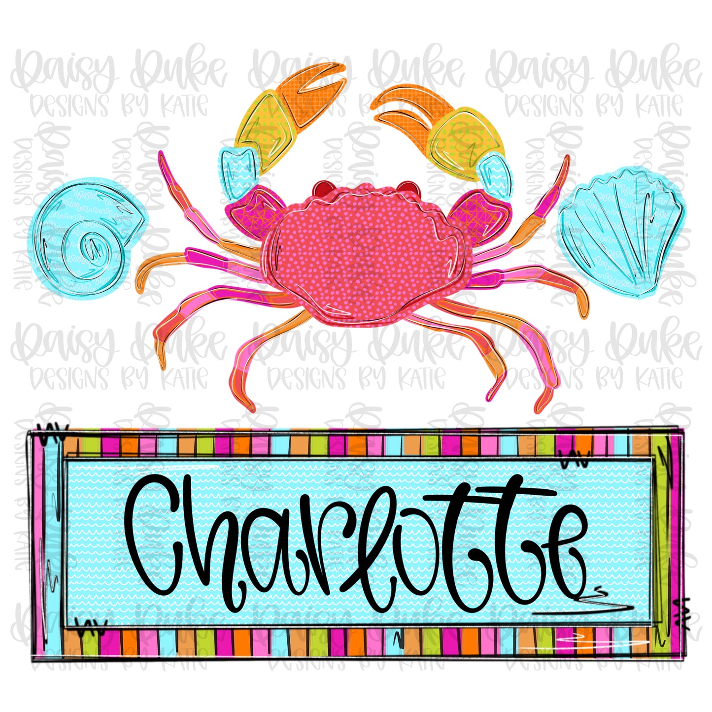 Coastal Crab - Pink