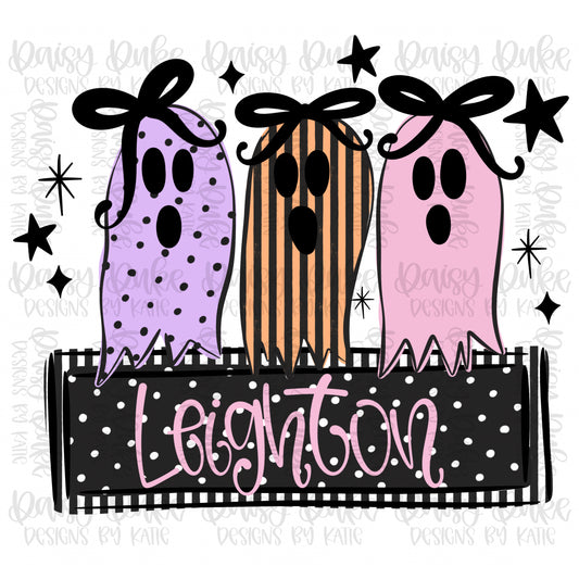 Three Little Ghosts - Color